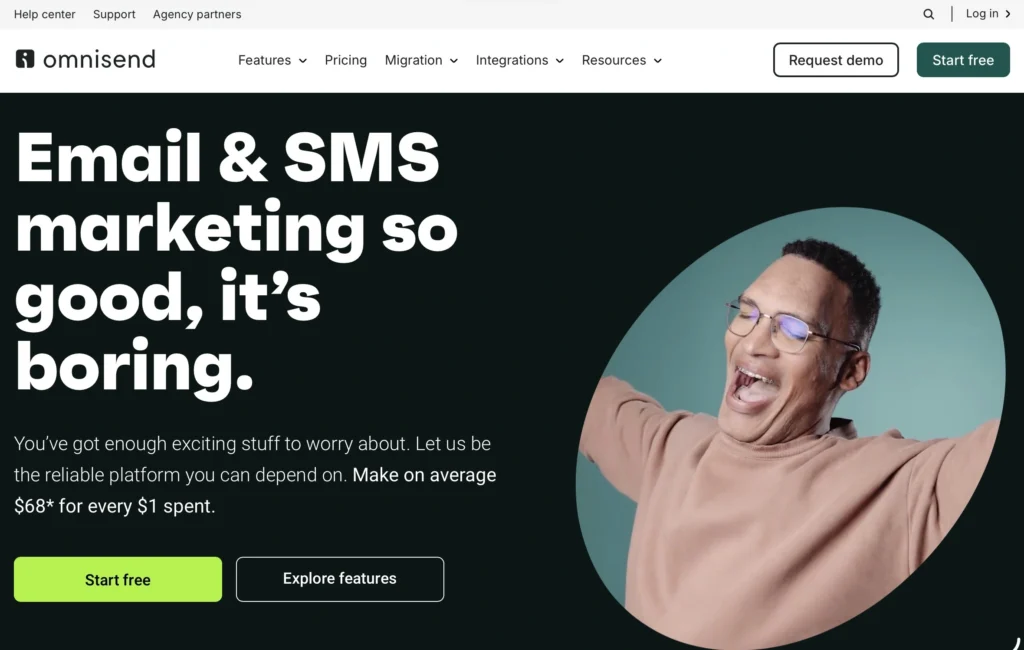 Omnisend Shopify SMS App