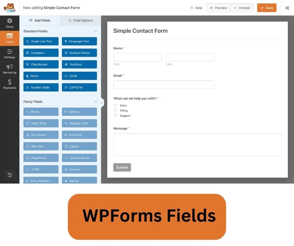 WPForms Drag and Drop Form Builder