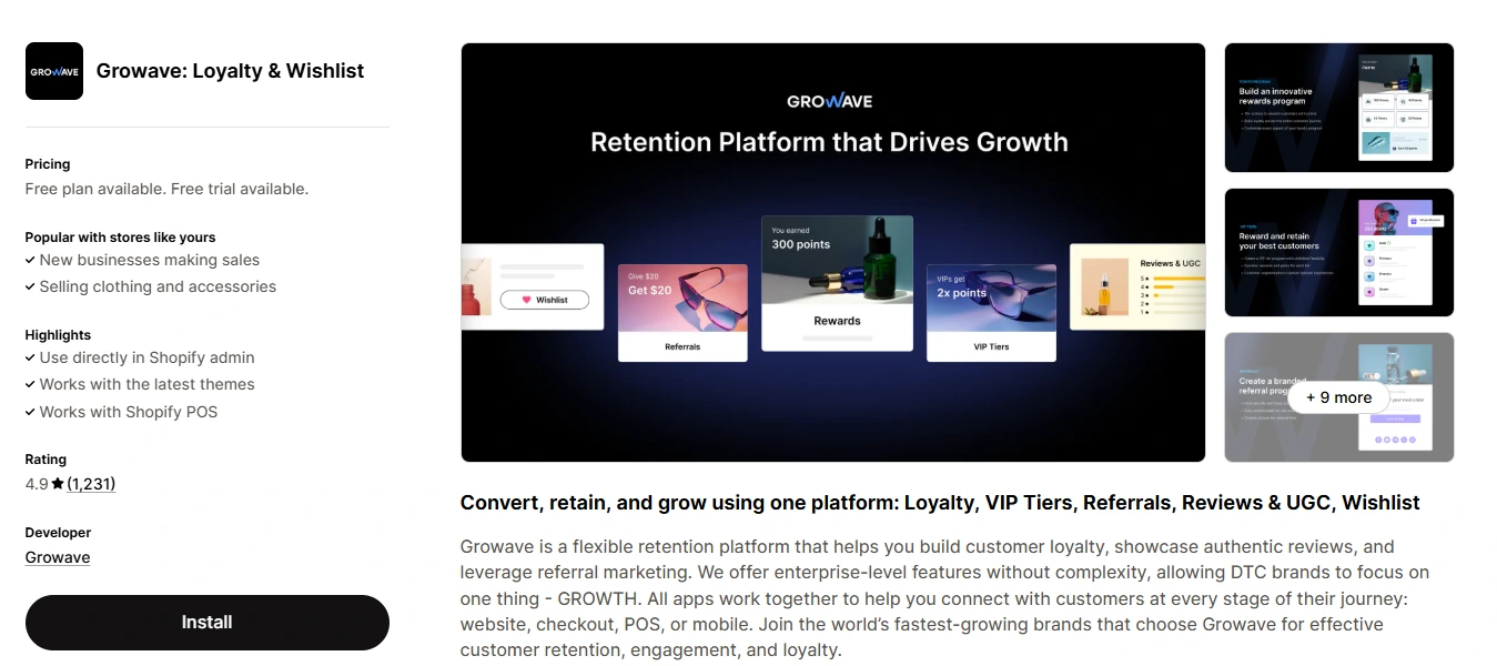 Growave Shopify App
