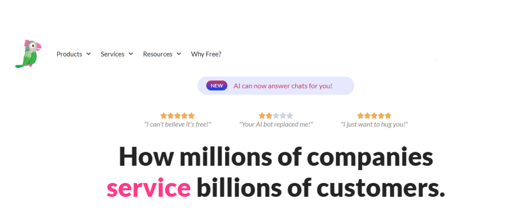 Tawk.to customer support live chat app
