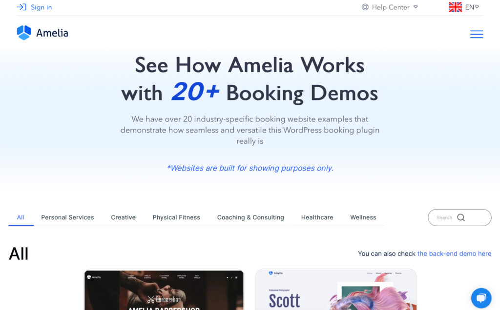 Amelia Main Page