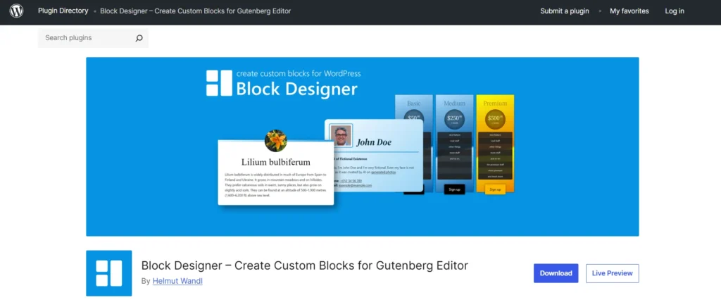 Block Designer