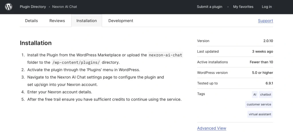 Nexron AI Installation