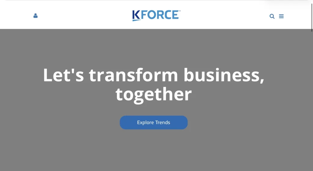 KForce staffing