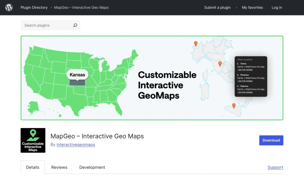 Interactive Geo Map