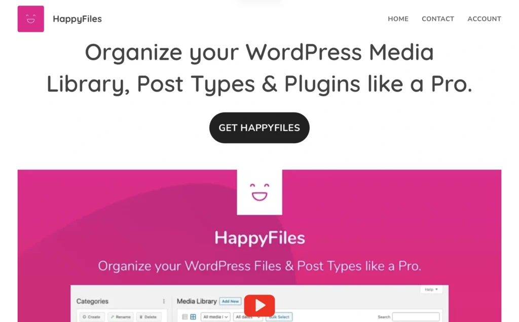 HappyFiles Media Library