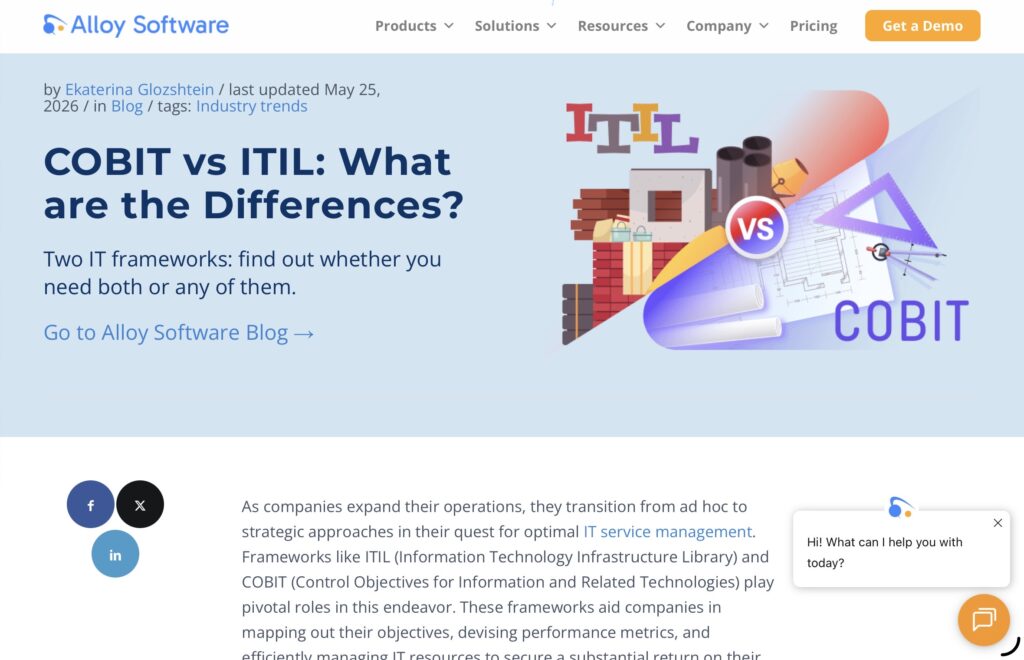 Itil or cobit
