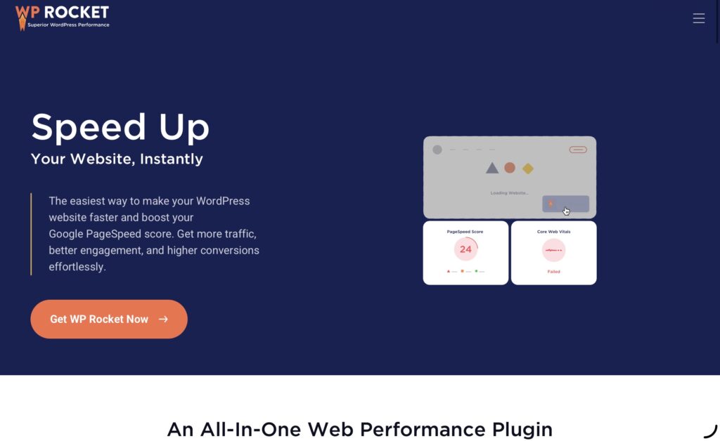WordPress Cache Plugin WP Rocket