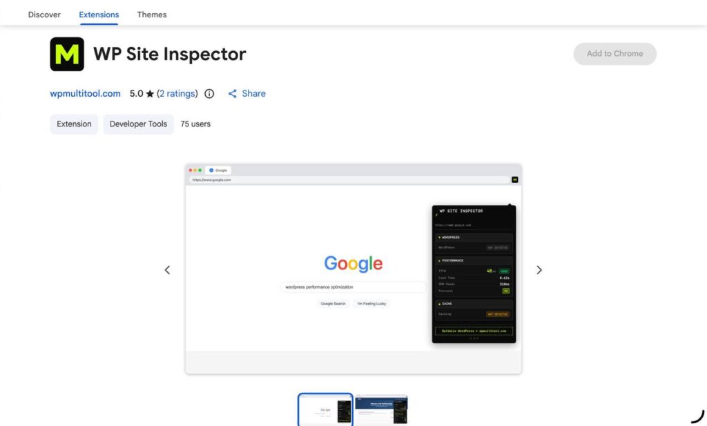 WP Site Inspector