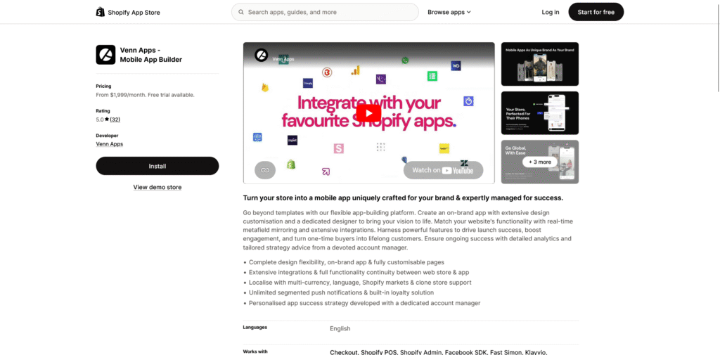 Mobile app builders