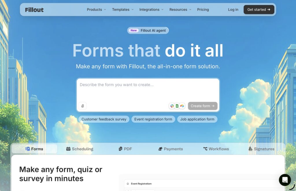 AI form builders