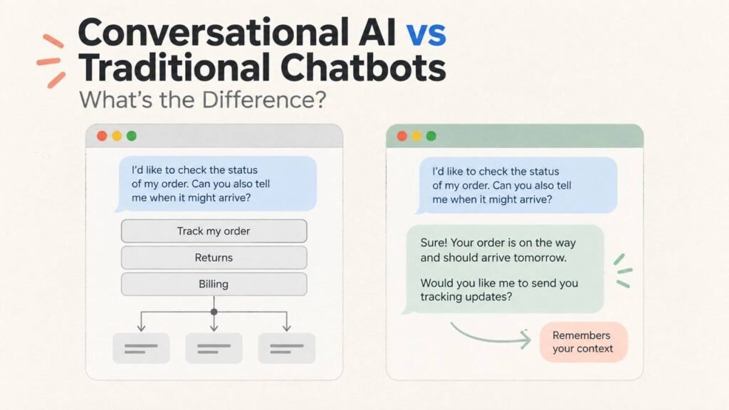 Conversational AI vs Traditional
